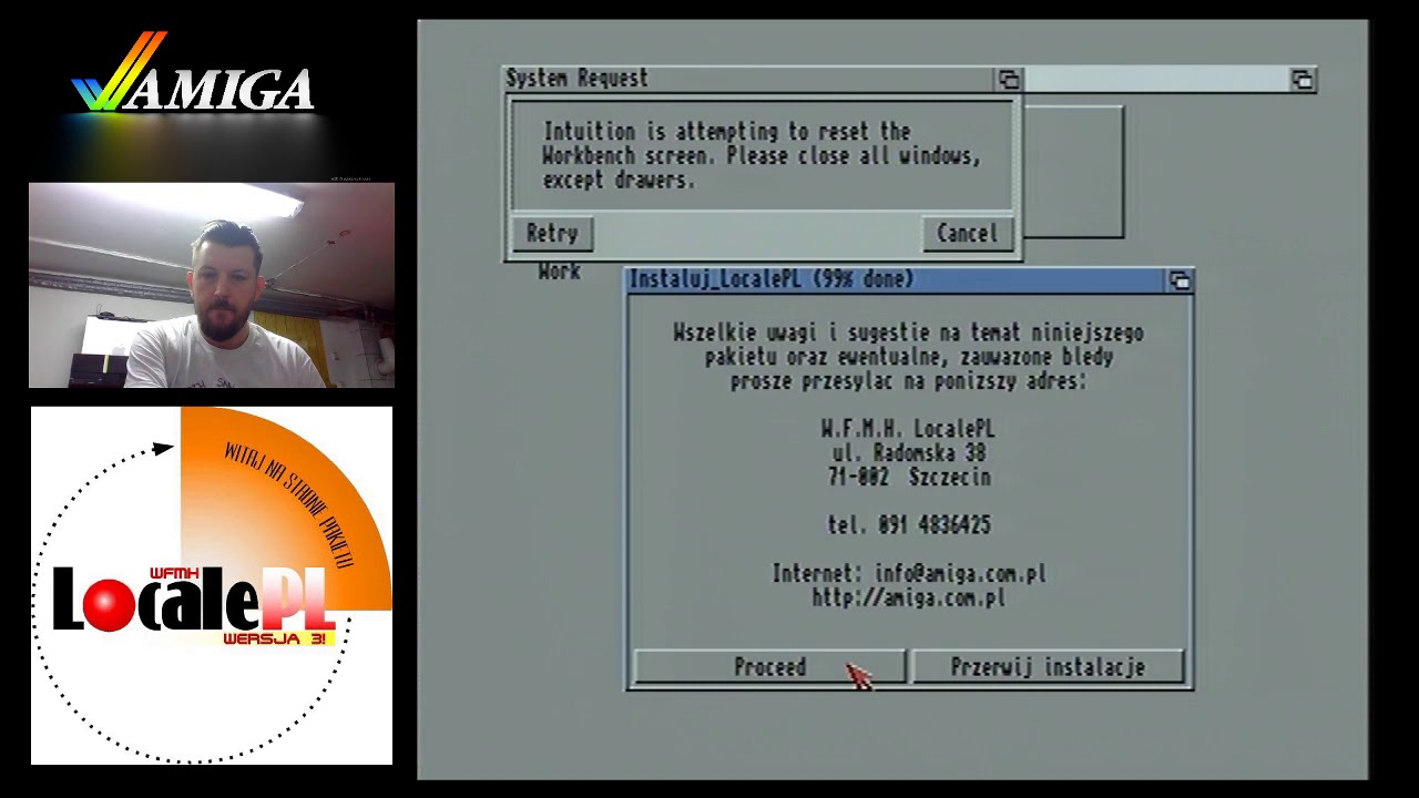 Amiga - instalujemy WFMH LocalePL, czyli spolszczenie do Workbench