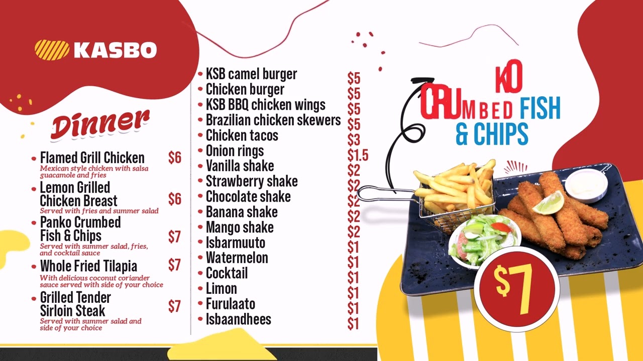 Custom Fast Food TV Menu Board Design | Bold, Modern & Engaging