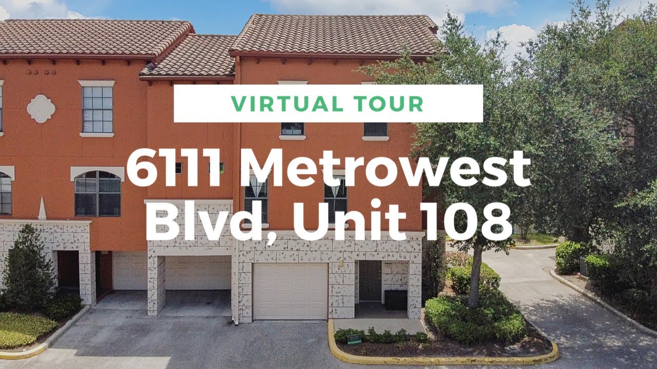 METROWEST ORLANDO TOWNHOUSE FOR SALE. 6111 MetroWest Blvd, Unit 108. Serenata community.