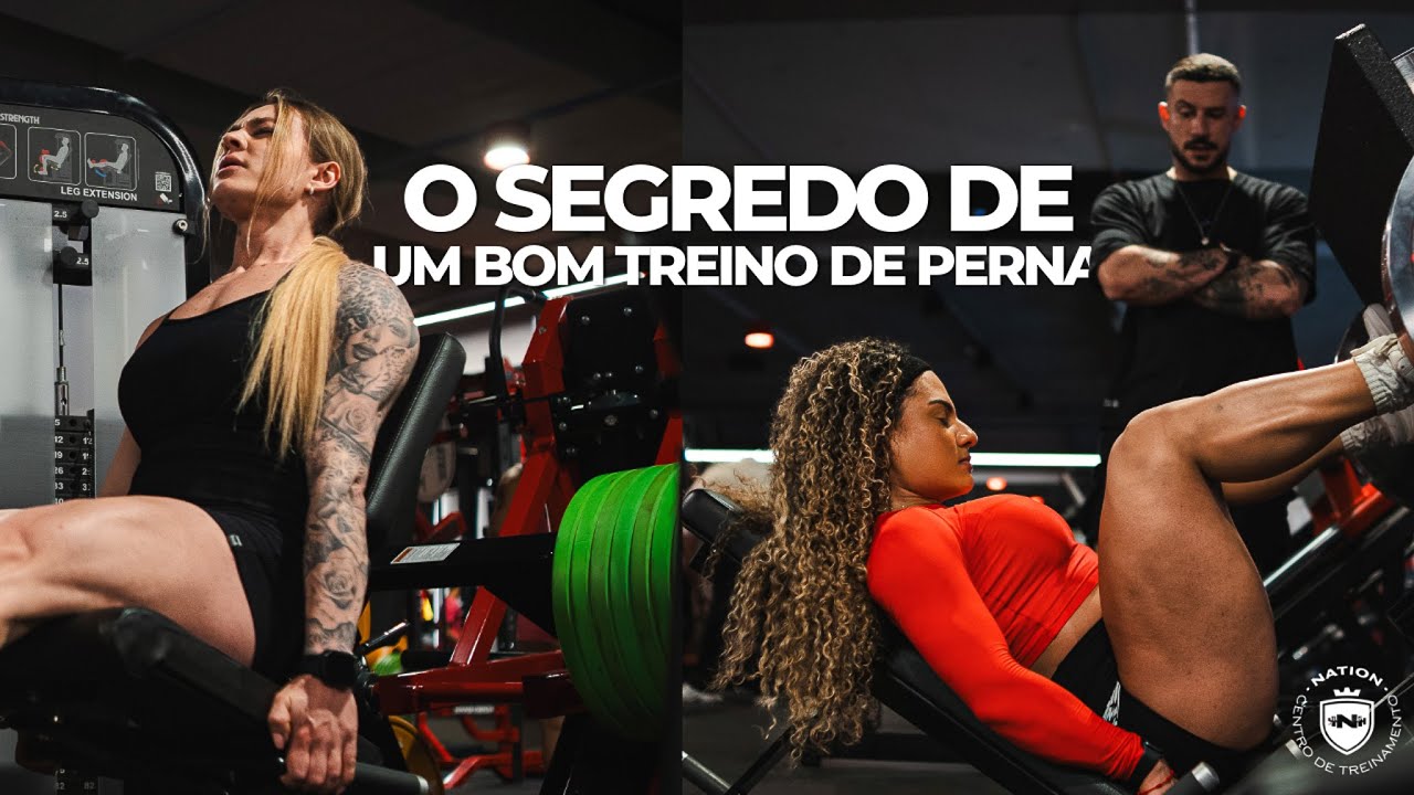 O SEGREDO PARA MELHORAR O TREINO DE PERNAS | Ray Milet , Emily e Lari Liebl