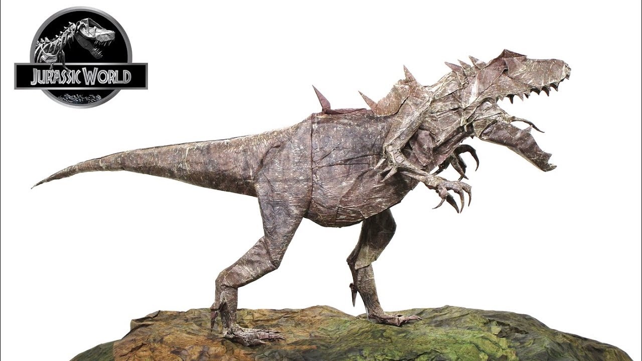 Origami Indominus Rex (Jason Ku) Jurassic World Dinosaur