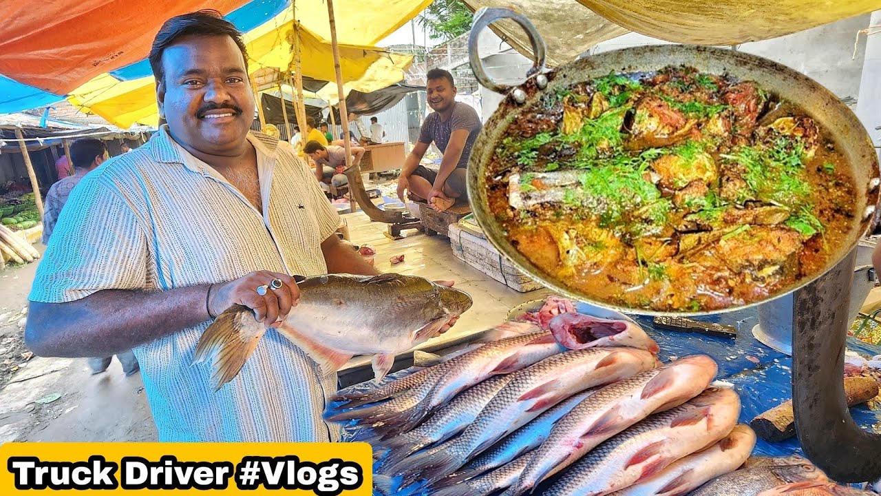 Aaj Fish Curry ban Hi Gaya Truck mai Sunday Special 😋 || Cooking inside the truck || #vlog