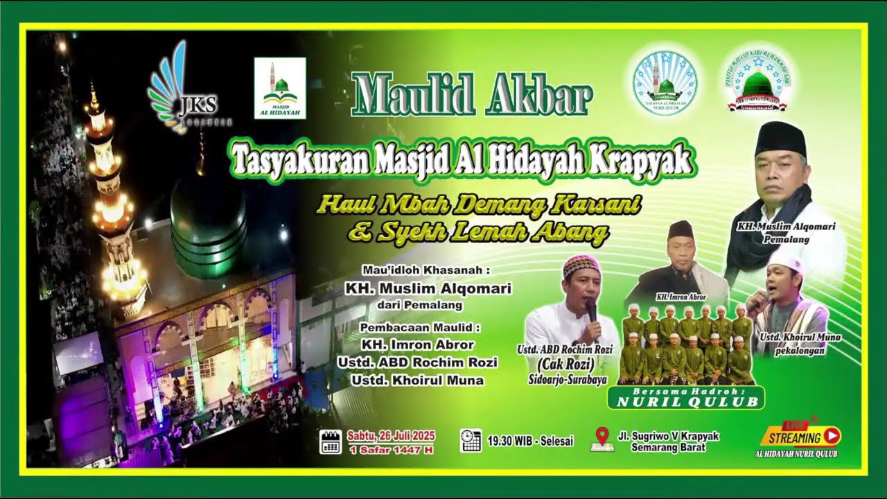 🔴Pembacaan ROTIBUL KUBRO ‼️ HAUL MBAH DEMANG KARSANI & SYEKH LEMAH ABANG