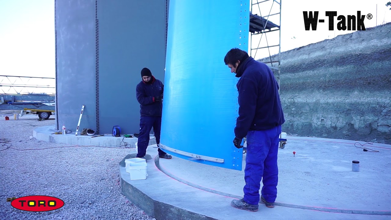 How to assemble a storage tank. Step 3