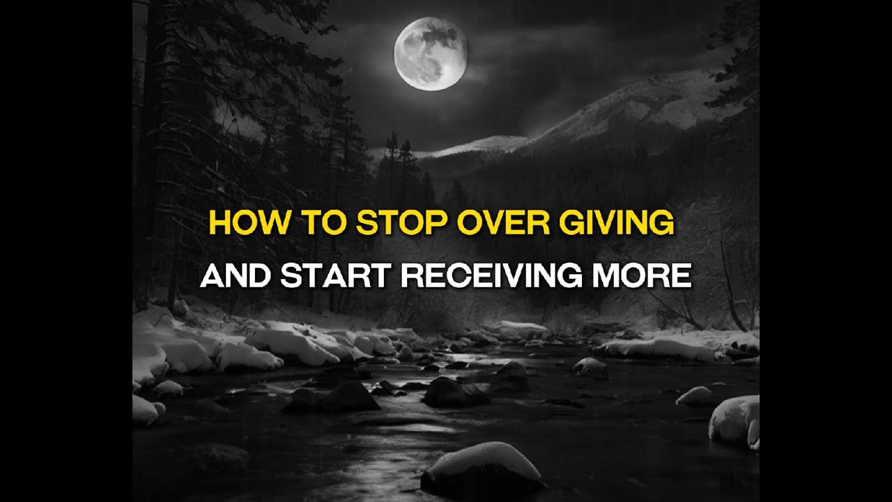 How To Stop Overgiving And Start Receiving More