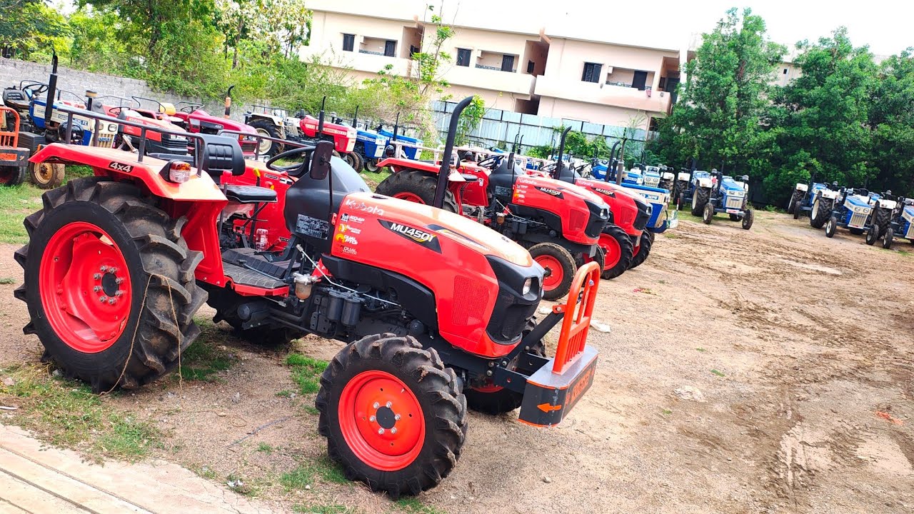 Kubota 4WD second hand tractors available in Khammam Kubota two wheel drive