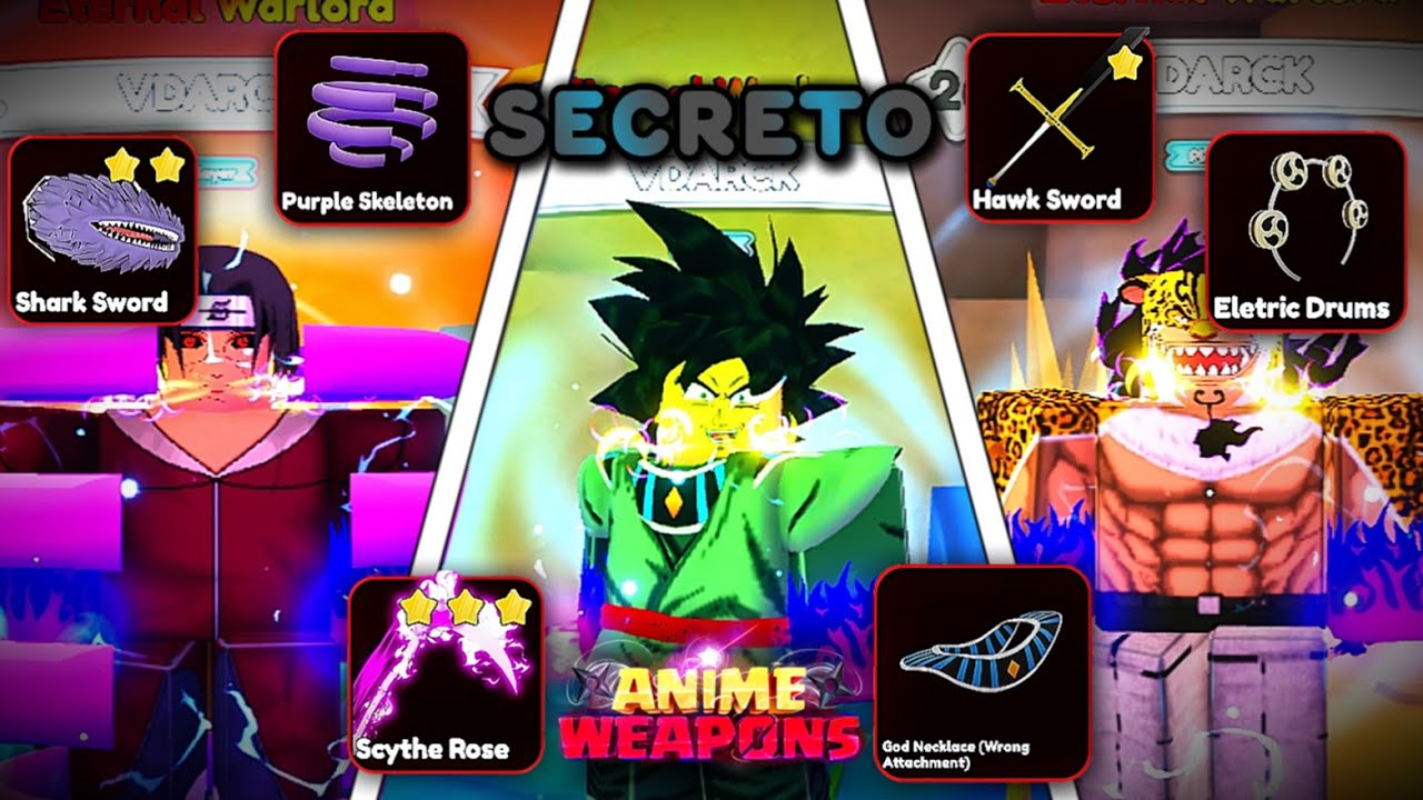 🔥OS SECRETOS SÂO MUITO QUEBRADOS! Cheguei Na Ultima Ilha Do Anime Weapons ⚔️