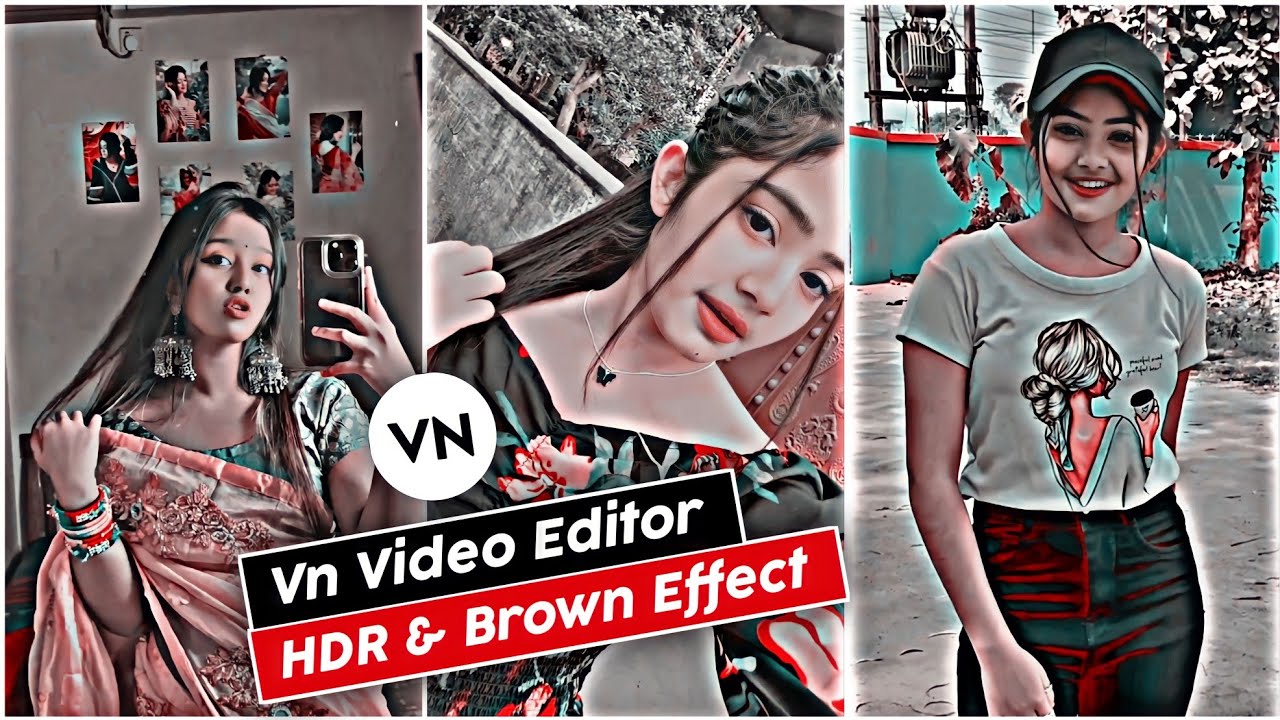 HDR & Brown Cc Effect Video Editing in VN App | HDR CC Video Editing | Vn Video Editor @mrarindam.
