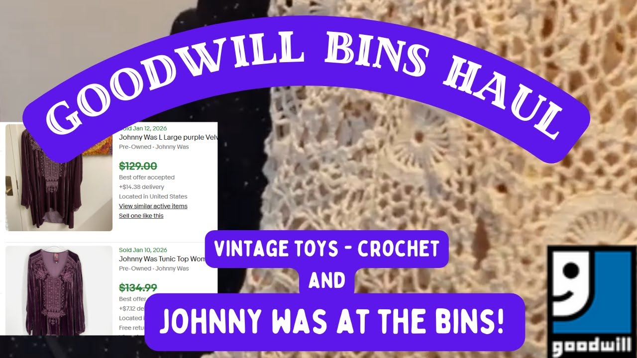 I found Johnny Was at the bins! It was another great day at the bins hunting for items to resell.