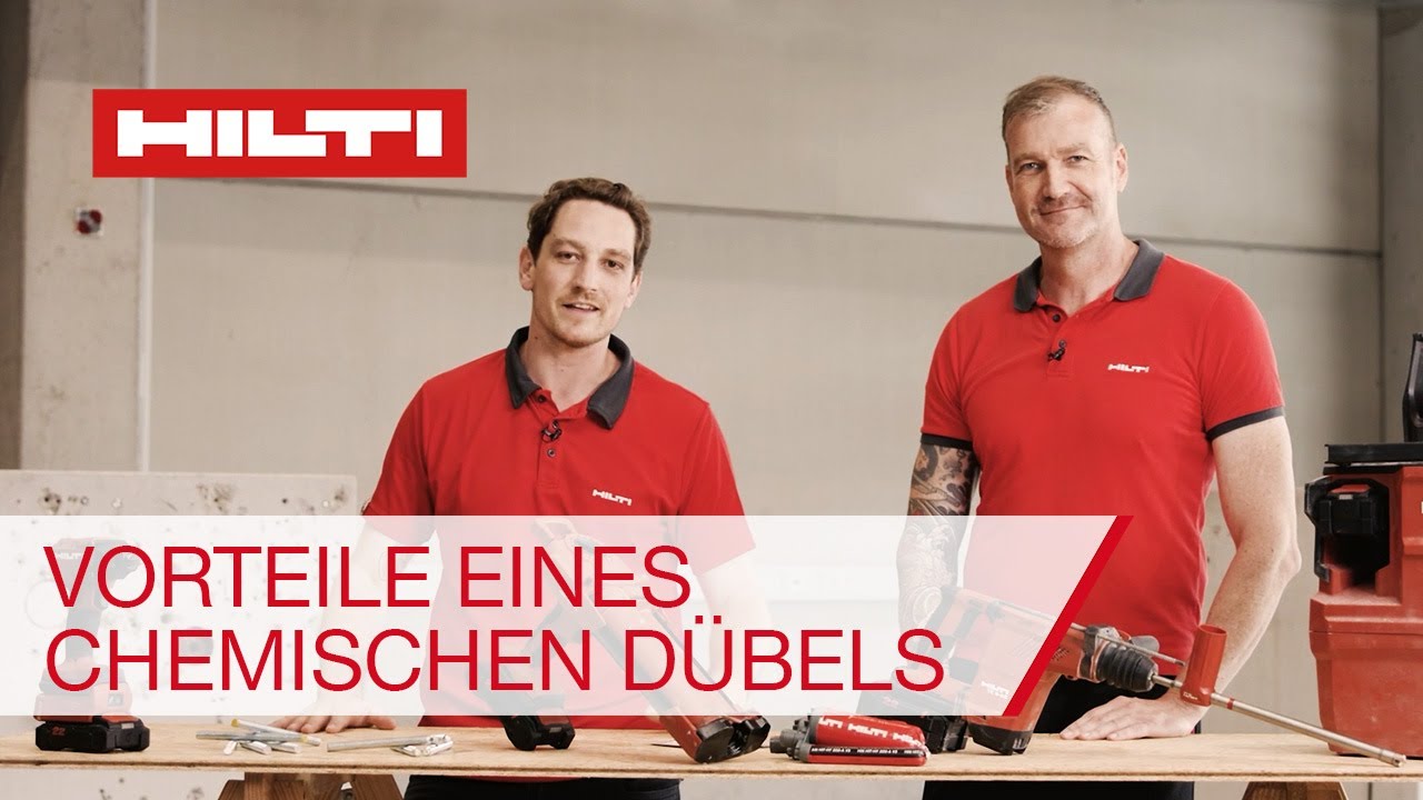 Vorteile eines chemischen Dübels: Hilti HIT-HY 200-A V3 und SafeSet