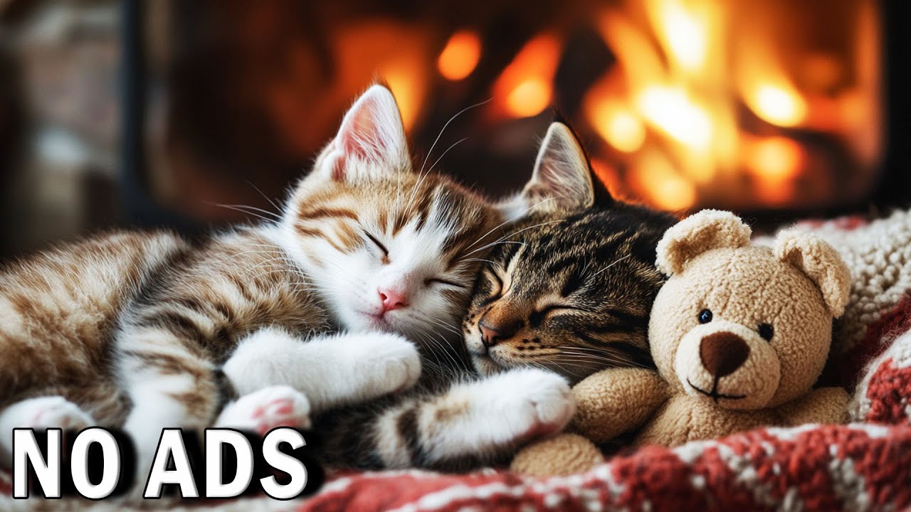 1 Hour of Deep Sleep Music for Cats - Anti Separation Anxiety Relief 🎵 Sleep Cats Healing 💖 No Ads