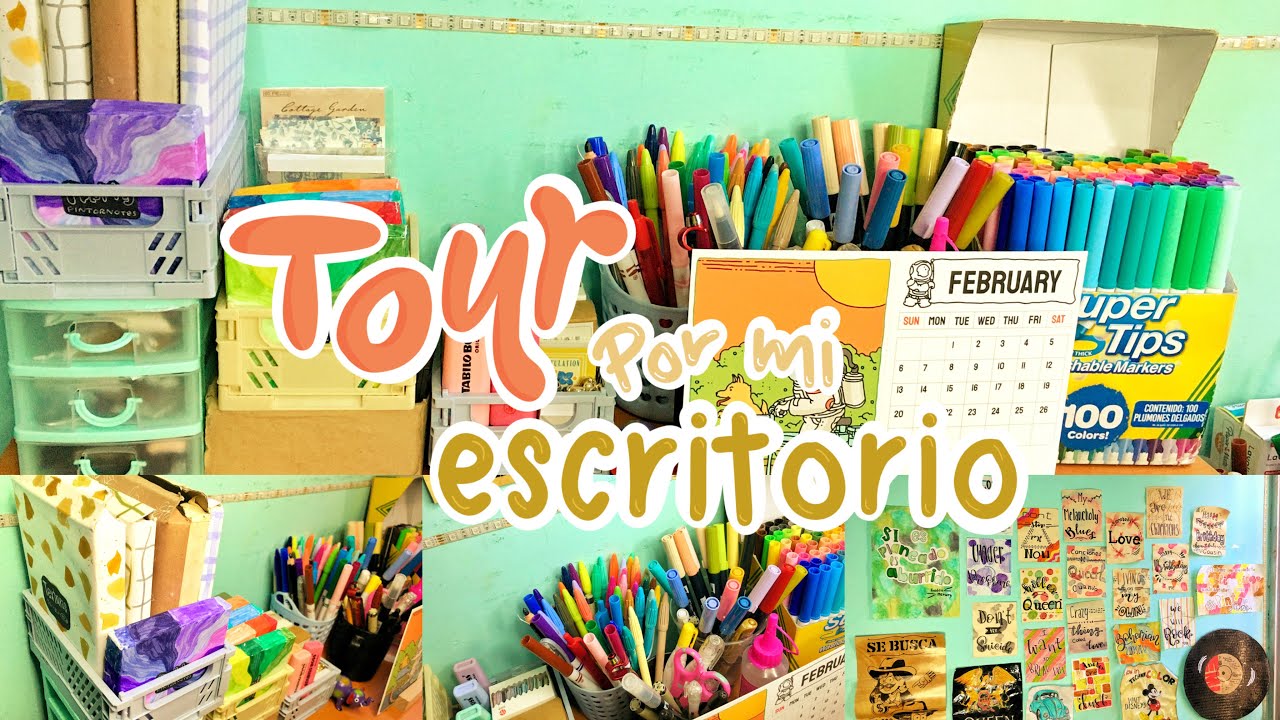 ✨Les muestro mi lugar de inspiración/ TOUR por mi escritorio✨
