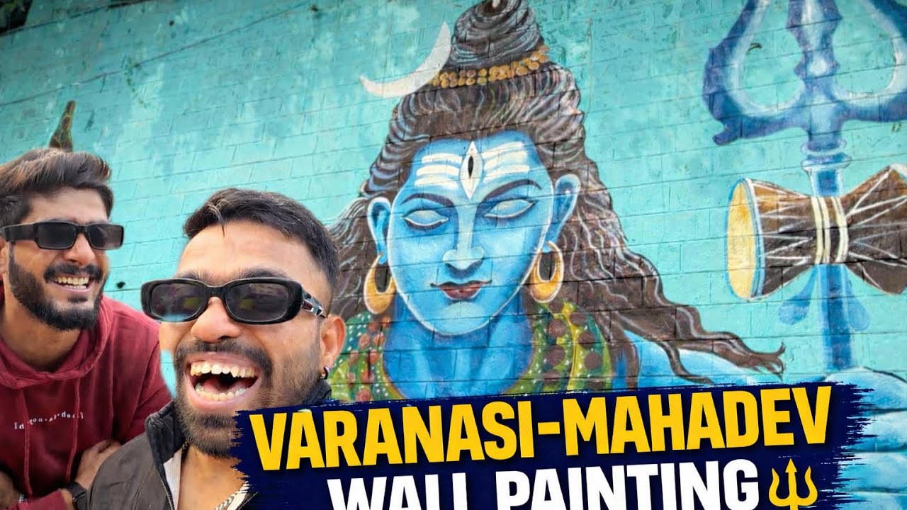 Viral Wall Painting At Ghats Of Banaras | Assi ghat aarti | EP-6 | Nitin pal
