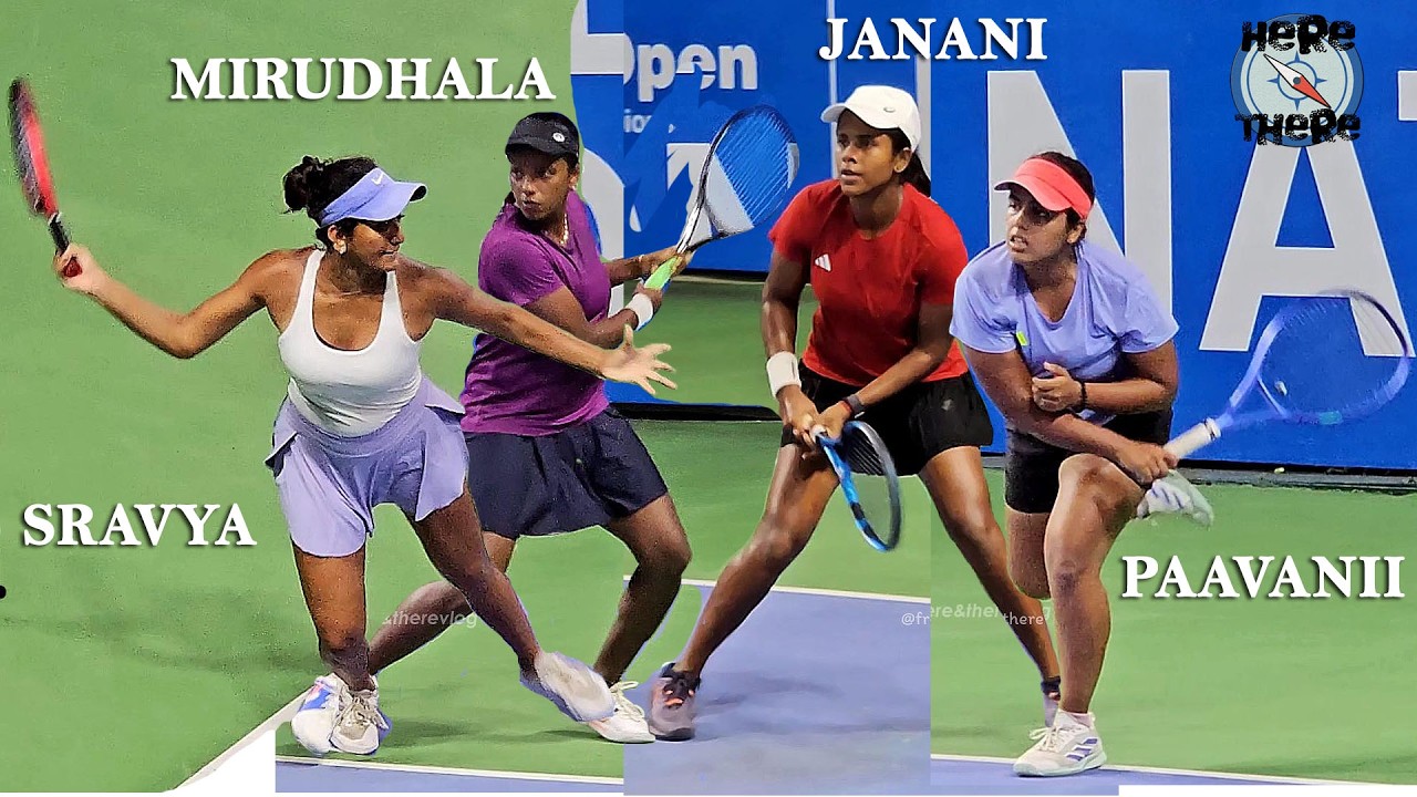 Mirudhula-Janani vs Paavanii-Sravya, Women's Doubles, Quarter Final, Fenesta Open 2025 #womentennis