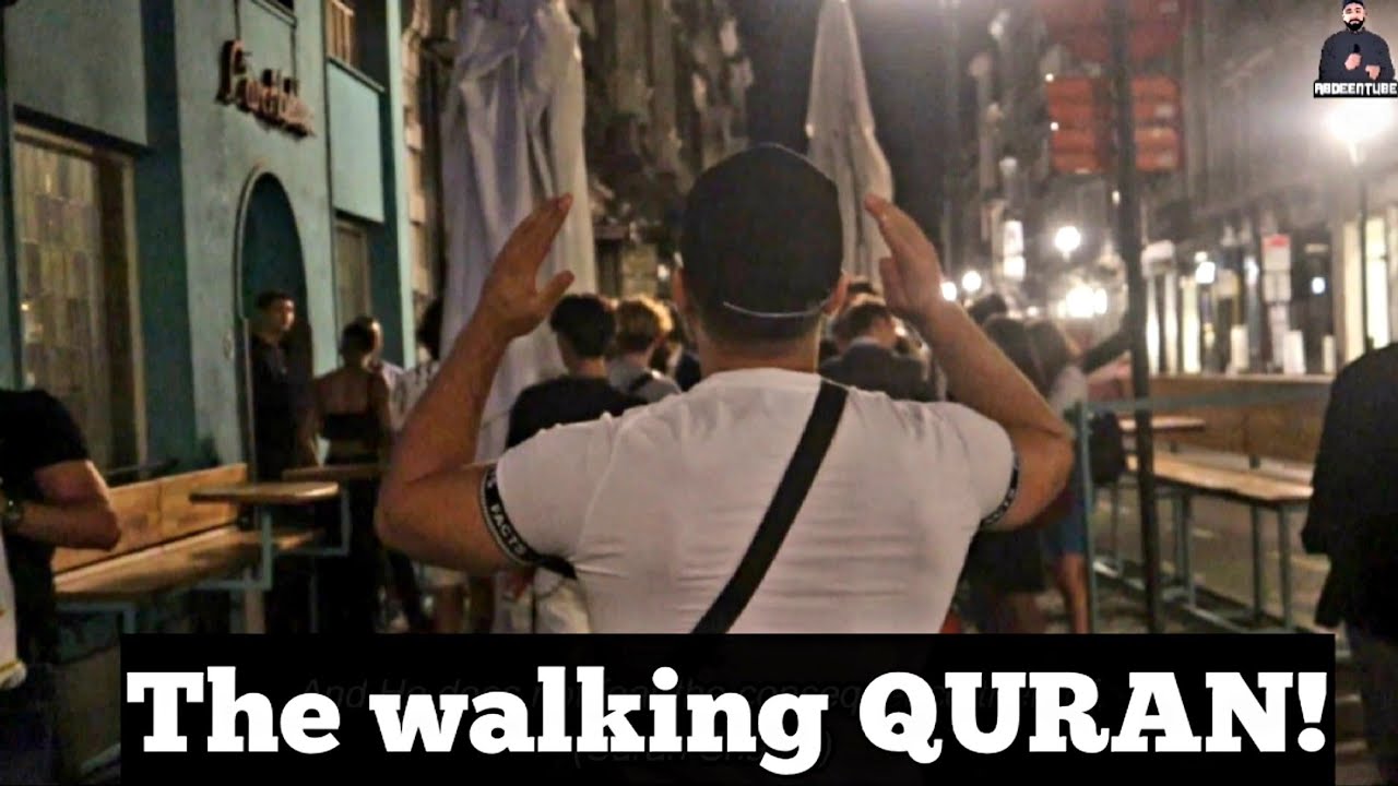 Lopend de QURAN reciteren in de straten van BRUSSEL! | Onverwachte reacties! 😱 #1