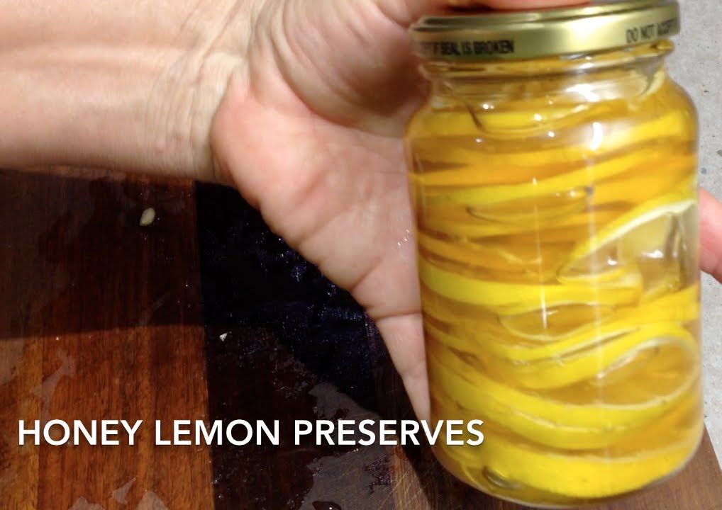 Honey Lemon Preserve 2 ingredient cheekyricho tutorial