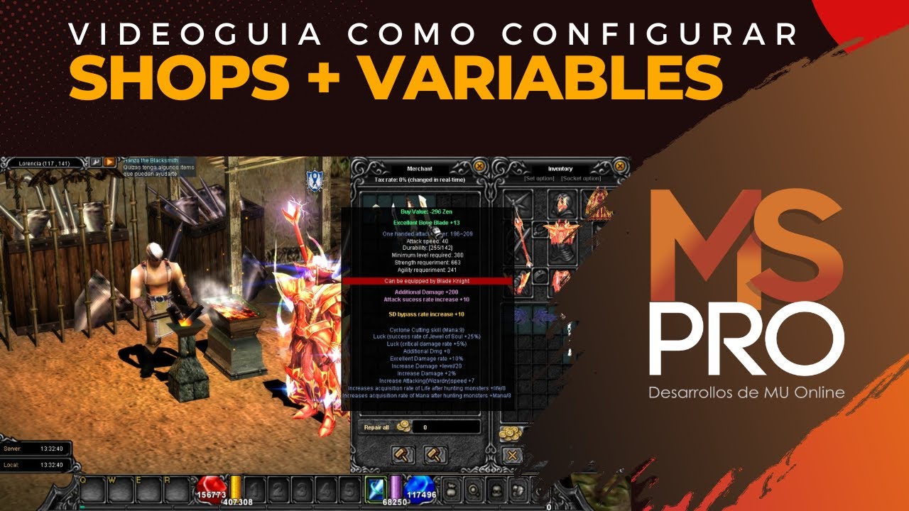 MSPro - Videoguia - Configurar Shop+Variables