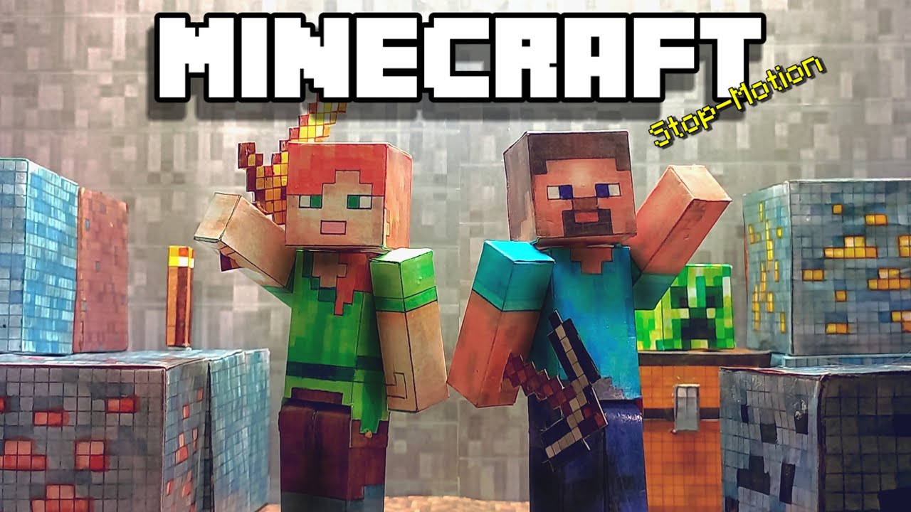 The Cave - Minecraft Stop-Motion Movie #3