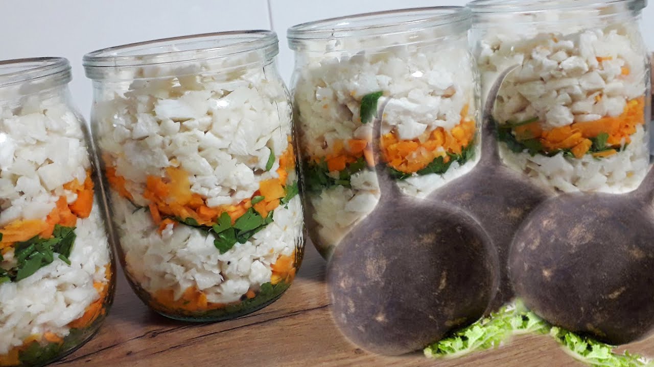 Редька с морковкой. Салат. Заготовка на зиму | Скорняковы