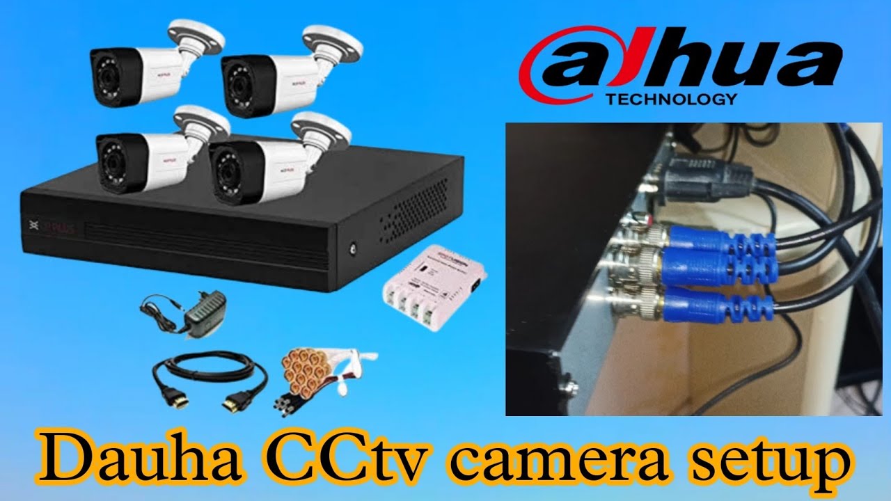 Dahua CCTV Camera installation |a to z canection #dahua #Cpplus
