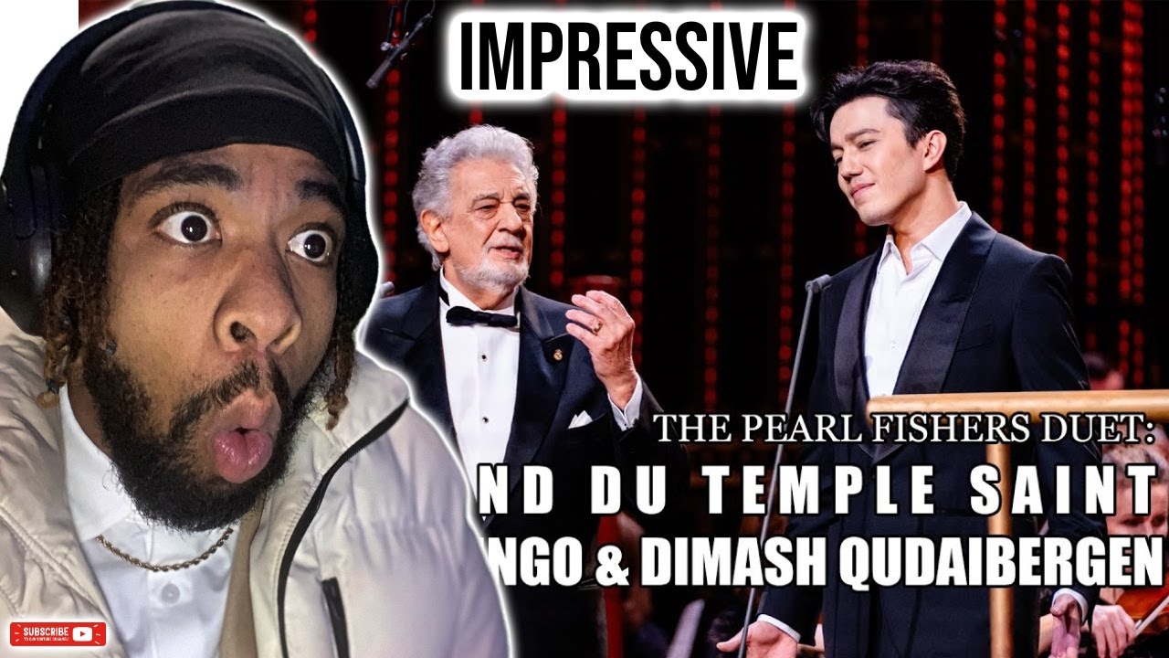 REACTION to The Pearl Fishers’ Duet: Au fond du Temple Saint - Placido Domingo & Dimash Qudaibergen