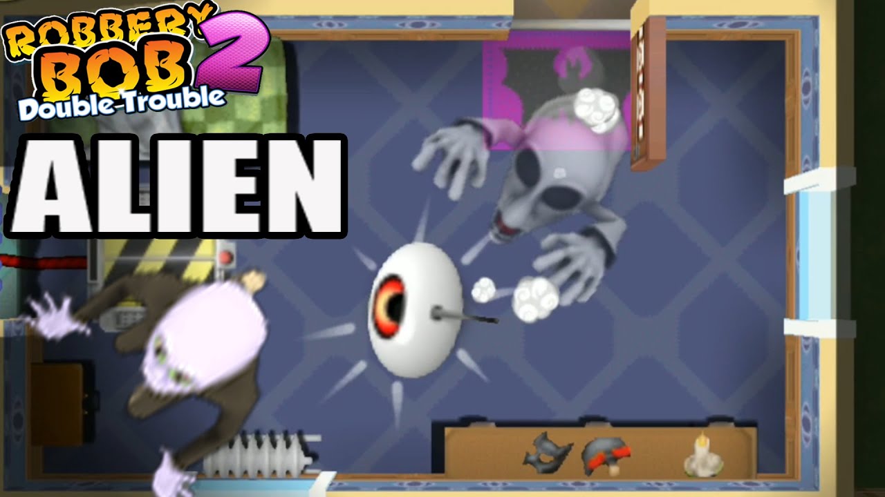 Robbery Bob 2 - UFO & Alien Gameplay All Levels #15