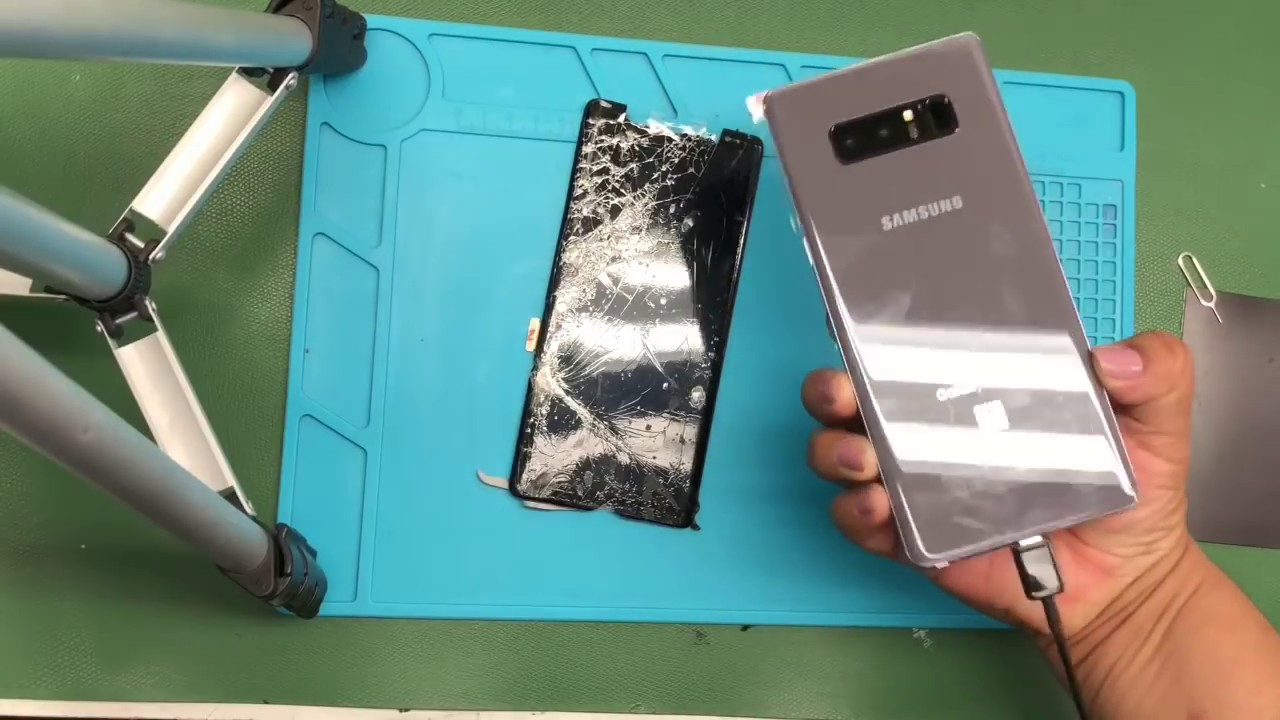Samsung Galaxy note 8 pantalla rota como repáralo fácil ( it’s easy to repair yourself)