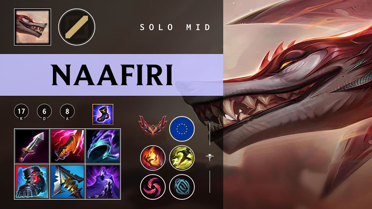Naafiri Mid vs Ahri - EUW Grandmaster Patch 26.05
