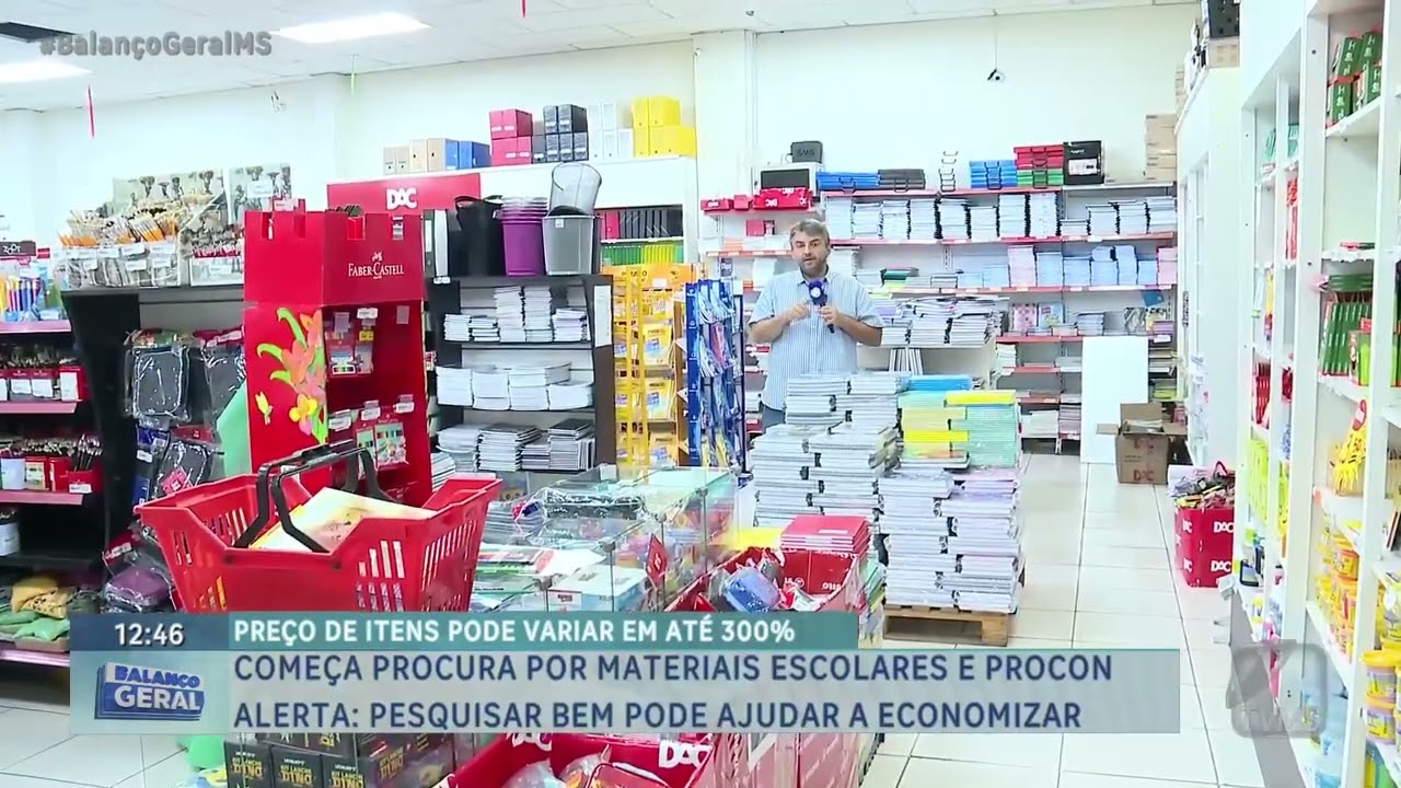 Começa procura por materiais escolares e Procon alerta: pesquisar bem pode ajudar a economizar