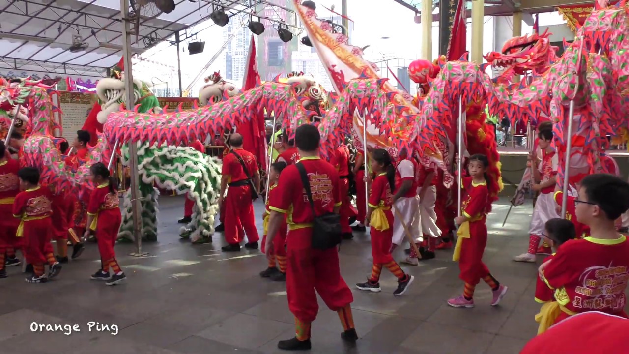 许愿龙 at Kreta Ayer Square. 1 January 2019