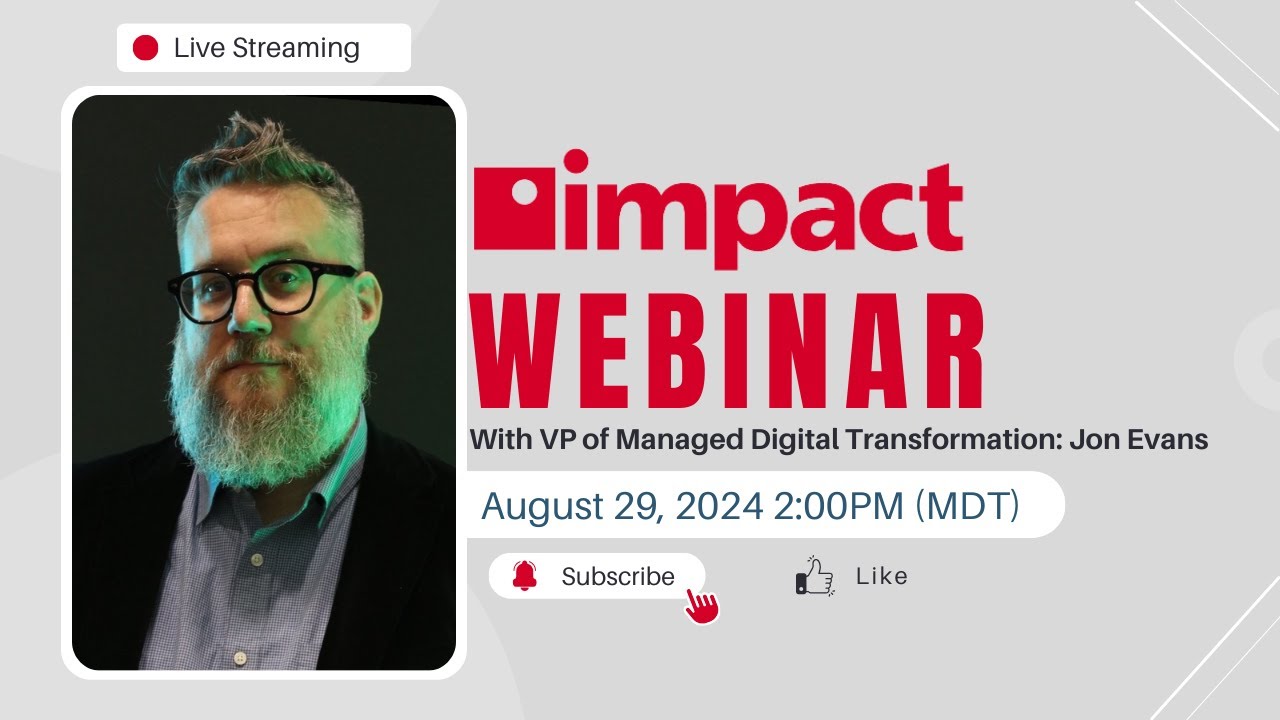 8/29/24 Webinar With Jon Evans from Impact Networking