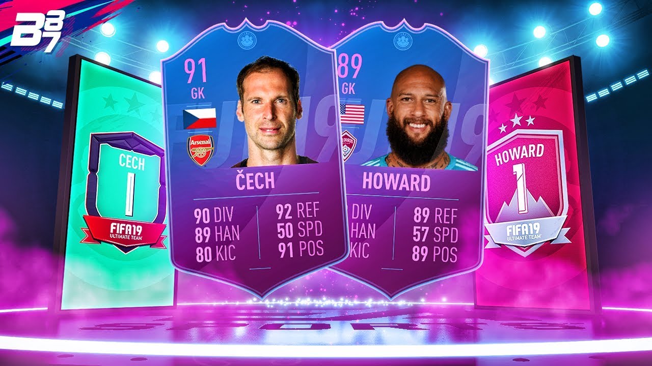 91 CECH AND 89 HOWARD PREMIUM SQUAD BUILDING CHALLENGES! | FIFA 19 ULTIMATE TEAM