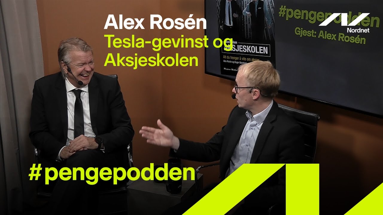 #pengepodden - Alex Rosén om Tesla-gevinst og Aksjeskolen