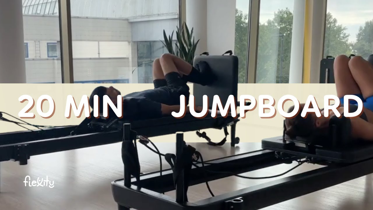 Pilates Reformer JumpBoard Workout Cardio | 20 Min Flexity