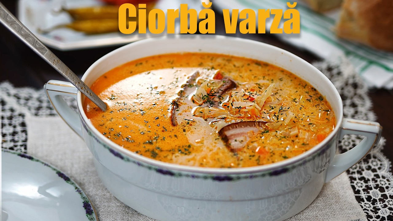 Ciorbă de varză cu afumătură  ca-n Ardeal
