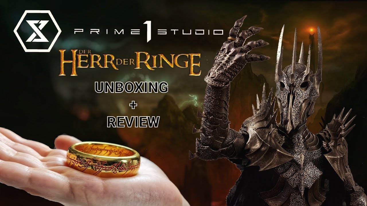 Prime1Studio Herr der Ringe 1:4 Sauron DX Version // unboxing & review deutsch