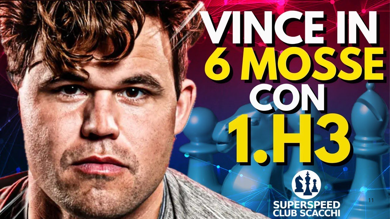 Carlsen Shock! Inventa una Nuova Apertura (1.h3) e Vince in 6 Mosse 😳