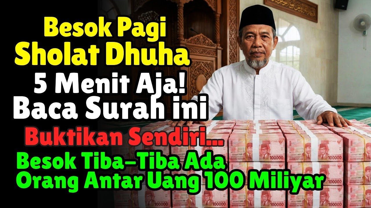 💵Allah Kirim 50 Miliar Ke Rumahmu, Baca Surah Ini Saat Sholat Dhuha, Allah Guyur Rezeki Tanpa Henti💵