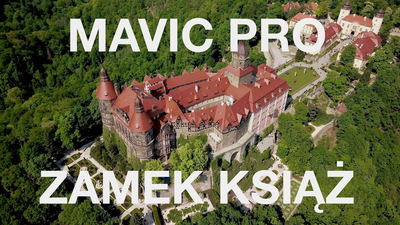 Dron MAVIC PRO - TEST! Zamek Książ - Wałbrzych.