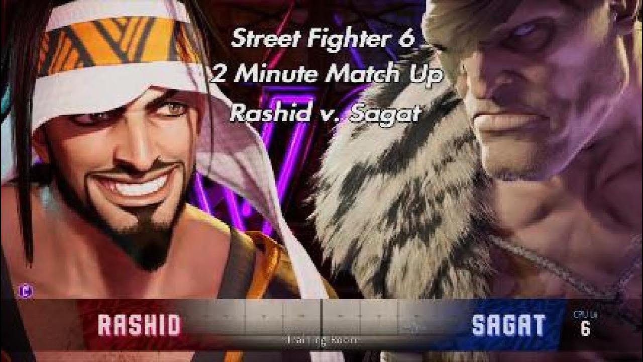 SF6 2 Minute Matchup Guides: Rashid v Sagat