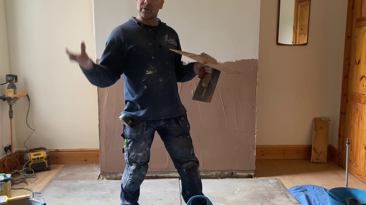 How to Plaster Dry Flex Membrane