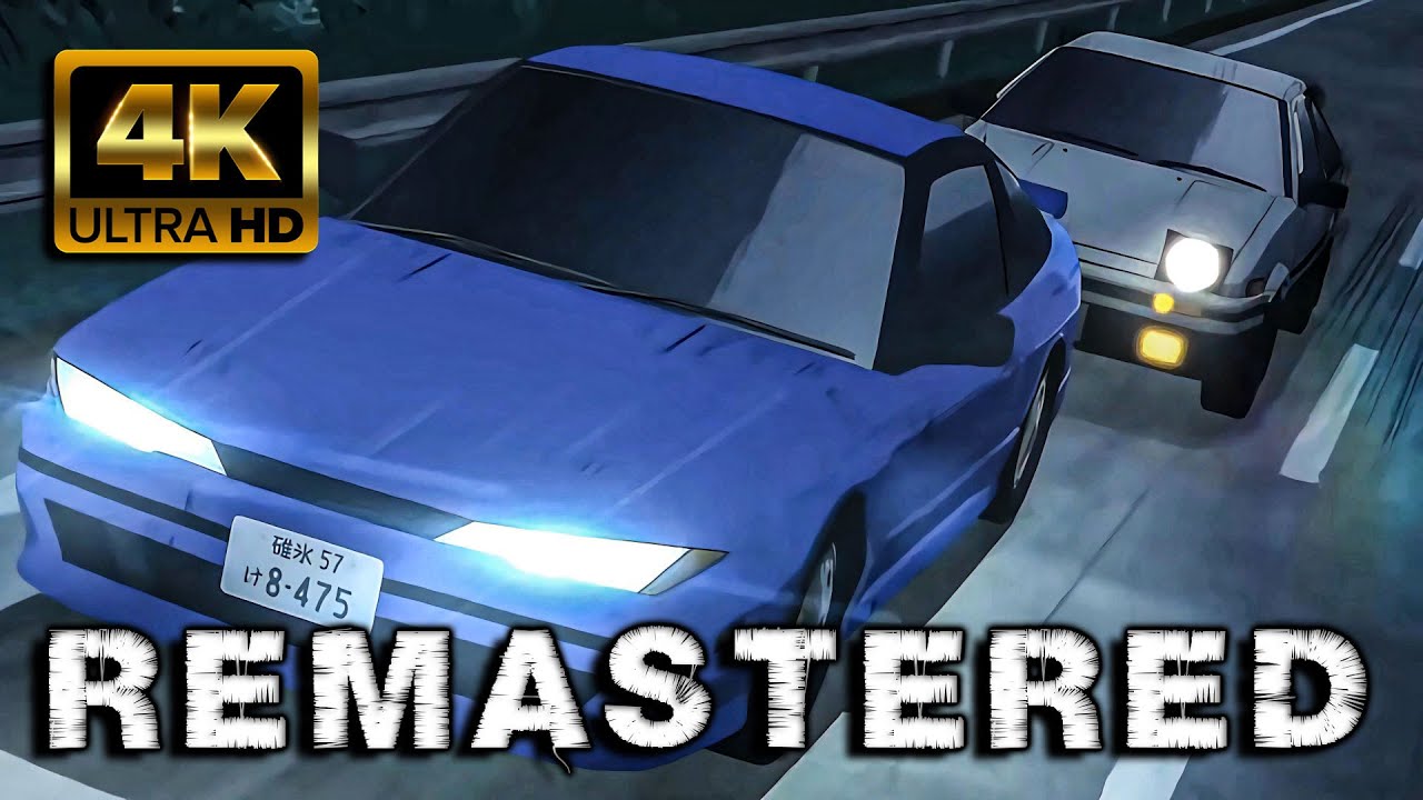[4K] Initial D: Legend - Sil80 vs AE86 Remastered [AMV]