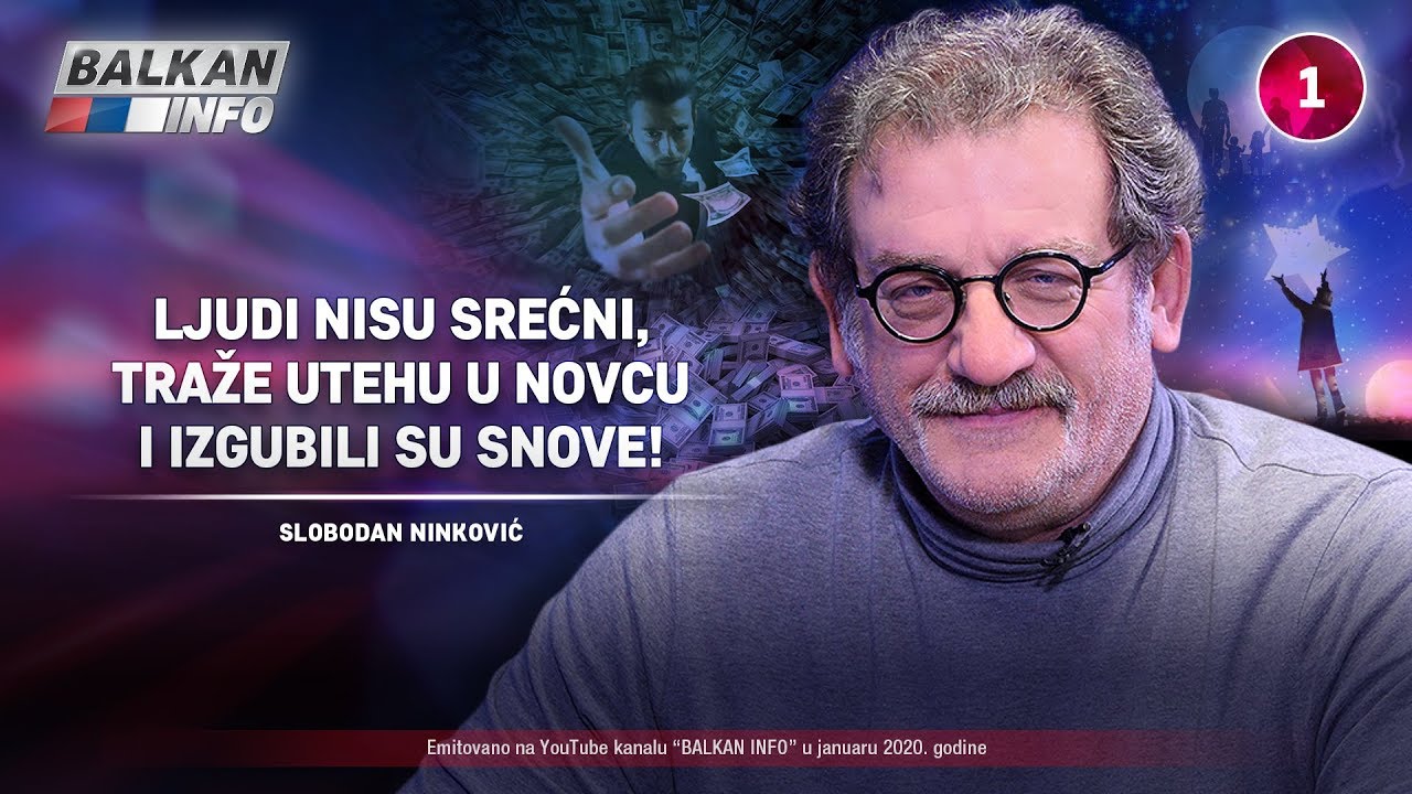 INTERVJU: Boda Ninković - Ljudi nisu srećni, traže utehu u novcu i izgubili su snove! (22.1.2020)