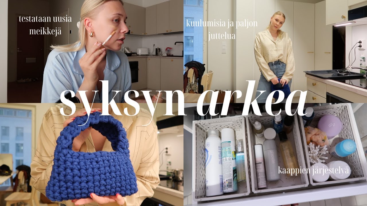 VLOGI: uutta arkea, juttelua ja kuulumisia, testataan uusia meikkejä, ruokaostoksia | Lotta Liikanen
