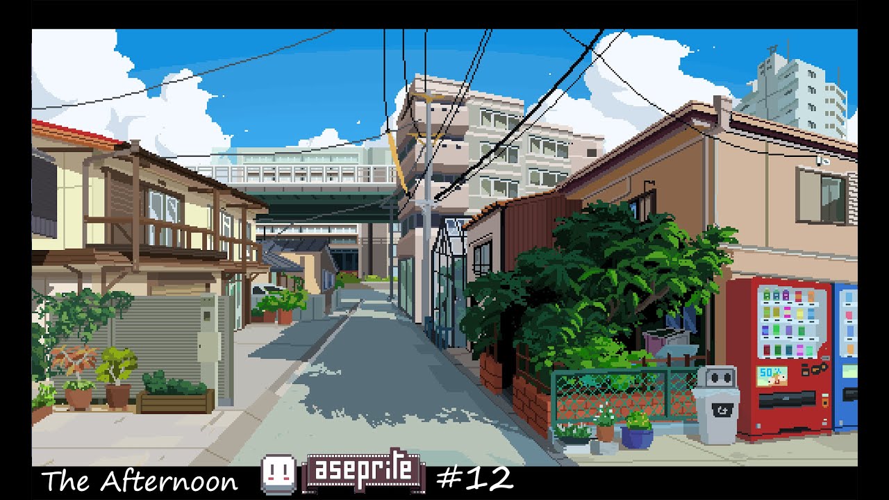 The Afternoon | Aseprite Pixelart Speed Paint [012]