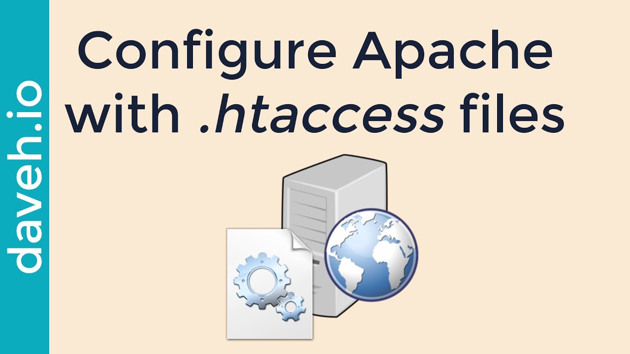 Configure Apache using .htaccess files
