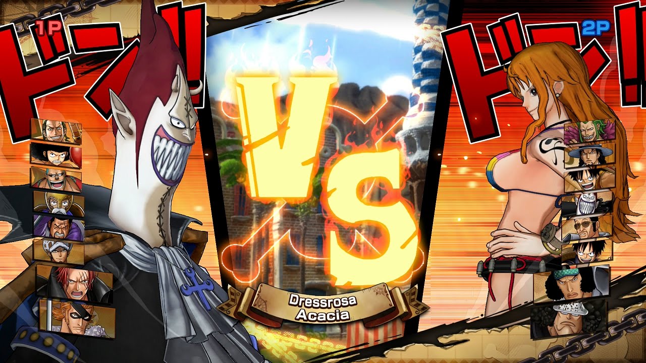 One Piece Burning Blood | 2 Player Gameplay - 9 VS 9 | ALL RANDOM #10