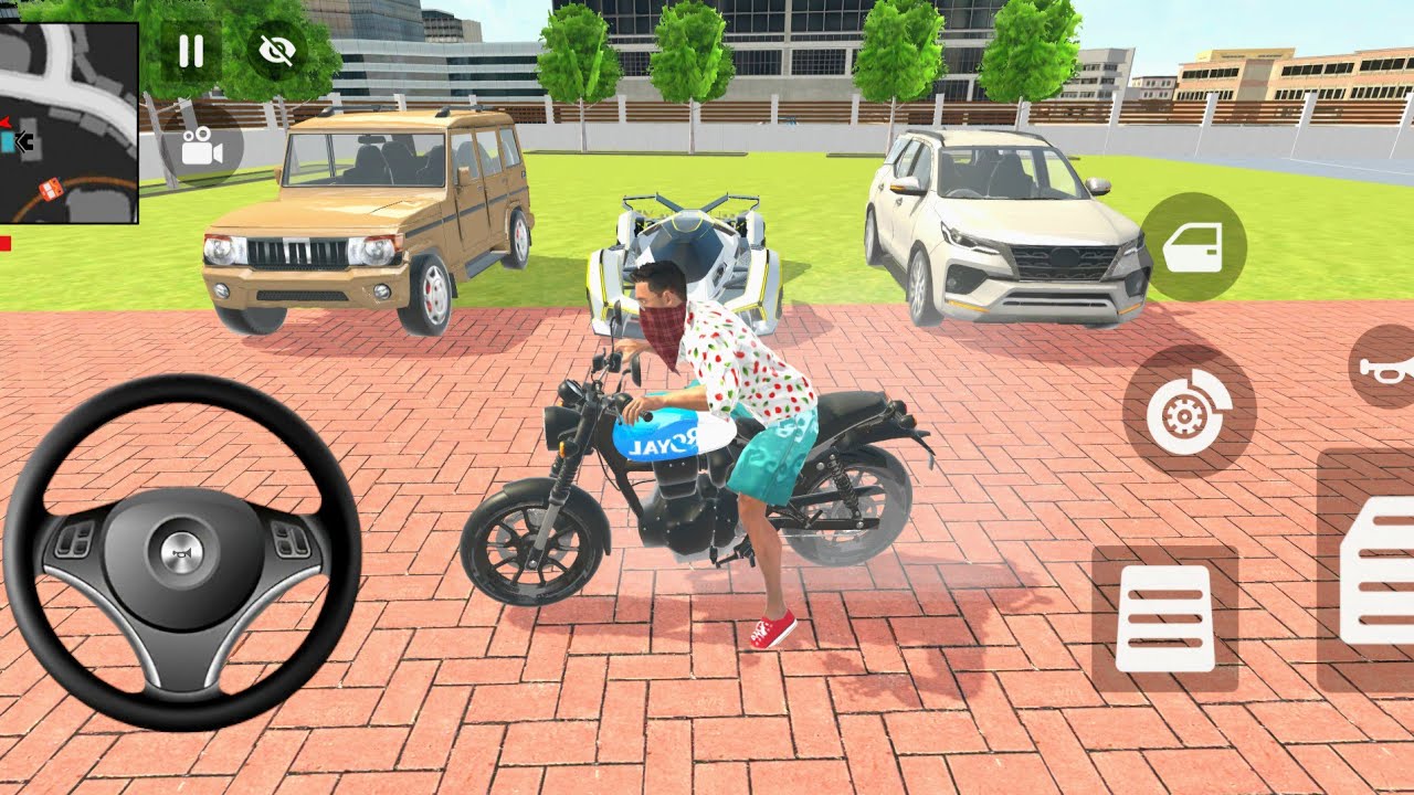 Franklin Buy 1️⃣ Bolero 1️⃣ Fortuner and 1️⃣ supar cars in Indian thept auto simulator Gameplay 🎮