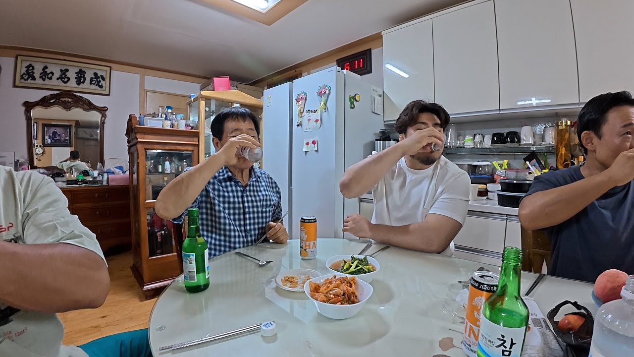 맷집왕 아버지와 빈속에 소주 