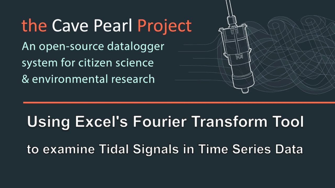 Using Excel's Fourier transform to derive a tidal frequency spectrum